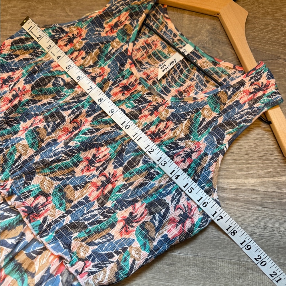 NY Collection Multicolor Textured Dress-Size LP - Picture 6 of 8